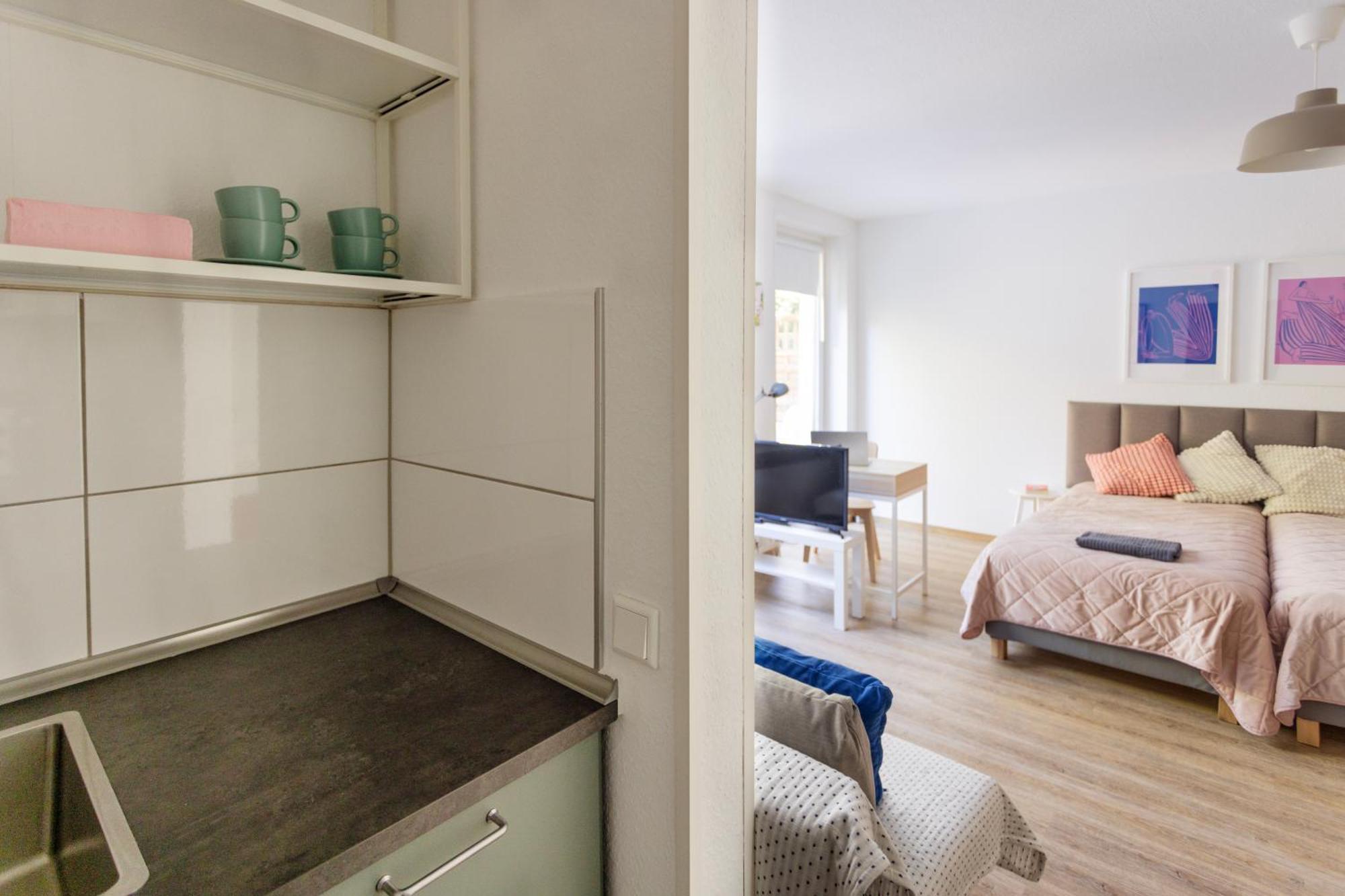 Central Apartment With Terrace And A Free Parking Duisburg Exterior photo